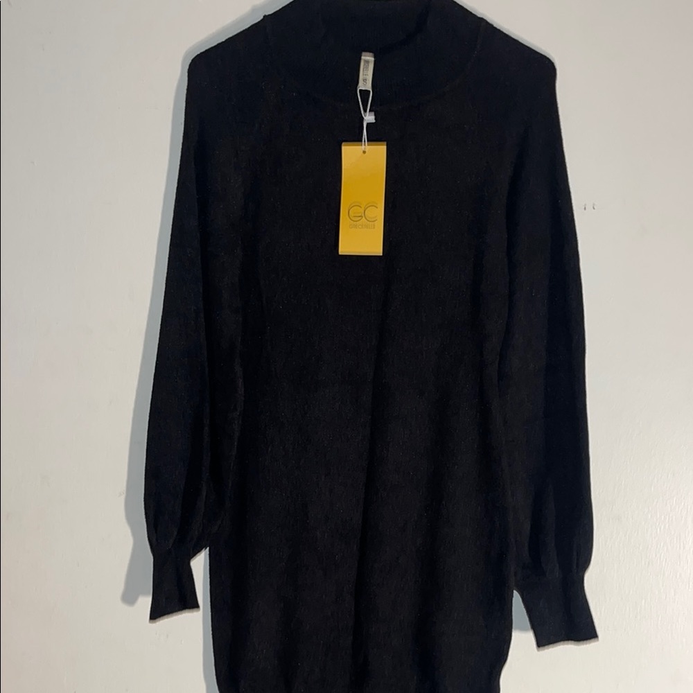 Nwt Grecerelle Black Long Sleeve Top